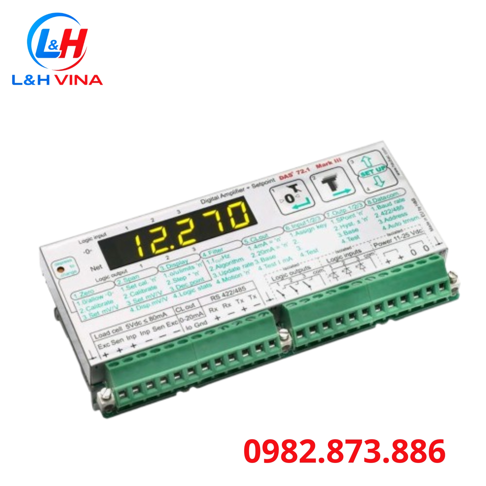 Đầu Cân Điện Tử DAS 72.1 Flintec